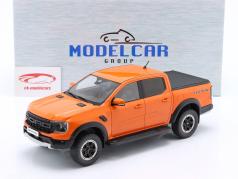 Ford Raptor Pick-Up Année de construction 2022 orange 1:18 ModelCar Group