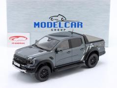 Ford Raptor Pick-Up Year 2022 dark grey metallic 1:18 ModelCar Group