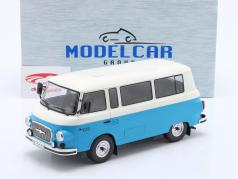 Barkas B 1000 Kleinbus Baujahr 1965 blau / weiß 1:18 ModelCar Group