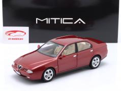Alfa Romeo 166 3.0 V6 Ano de construção 1998 proteo vermelho metálico 1:18 Mitica
