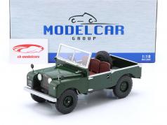 Land Rover Serie 1 Byggeår 1957 mørkegrøn 1:18 ModelCar Group