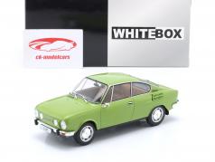 Skoda 110R 建造年份 1970 绿色的 1:24 WhiteBox