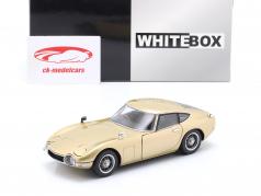 Toyota 2000 GT Baujahr 1967 beige metallic 1:24 WhiteBox