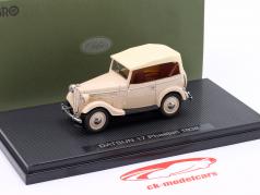 Datsun 17 Phaeton Bouwjaar 1938 ivoor 1:43 Ebbro