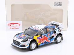Ford Puma Rally1 #16 3e Rallye Zweden 2024 Fourmaux, Coria 1:18 Solido