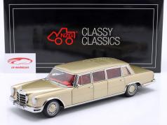 Mercedes-Benz 600 Pullman (W100) Année de construction 1968-1980 Champagne 1:18 NZG