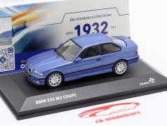 BMW M3 (E36) Coupe Byggeår 1999 Estoril blå 1:43 Solido