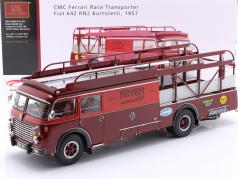 Fiat 642 RN2 Bartoletti Ferrari Race Car transporter Formula 1 1957 1:18 CMC