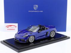 Porsche 718 (982) Spyder RS année de construction 2024 Saint-Marin bleu 1:18 Spark