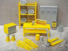 Garage Kit (Big) yellow 1:18 Dioramatoys