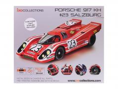 Porsche 917K #23 gagnant 24h LeMans 1970 Kit 1:8 Ixo
