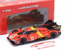 Ferrari 499P #51 优胜者 24h LeMans 2023 Pier Guidi, Calado, Giovinazzi 1:43 Bburago