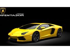 Lamborghini Aventador LP 700-4 Kit giallo metallico 1:8 Pocher