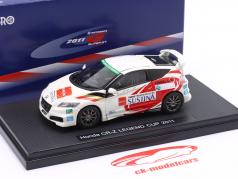 Honda Cr-Z Legend Cup 2011 branco 1:43 Ebbro