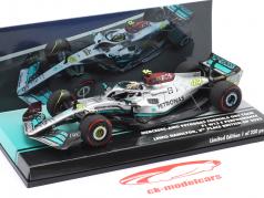 L. Hamilton Mercedes-AMG F1 W13 #44 3 britisk GP formel 1 2022 1:43 Minichamps