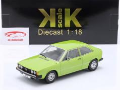 Volkswagen VW Scirocco GTI Bouwjaar 1976 lichtgroen metalen 1:18 KK-Scale