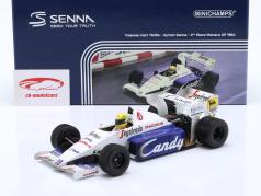 Ayrton Senna Toleman TG184 #19 第二名 Monaco GP 公式 1 1984 1:18 Minichamps + 书 自由的