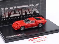 Lamborghini Miura P400S Millechiodi Byggeår 1969 rød 1:43 Matrix