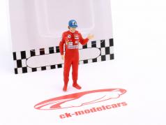Niki Lauda Scuderia Ferrari formel 1 Verdensmester 1977 figur med kasket 1:43 Cartrix