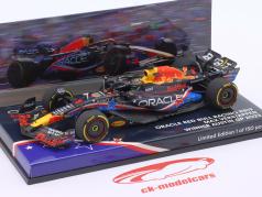 Max Verstappen Red Bull RB19 #1 vincitore U.S.A. GP formula 1 Campione del mondo 2023 1:43 Minichamps