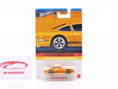 Porsche 911 Baujahr 1971 orange metallic 1:64 HotWheels