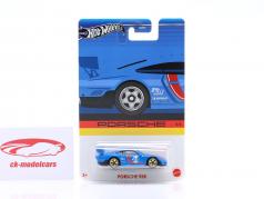 Porsche 935 #24 blauw 1:64 HotWheels
