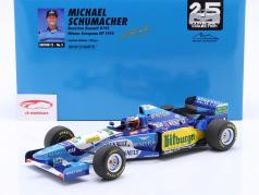 M. Schumacher Benetton B195 #1 gagnant Europe GP formule 1 Champion du monde 1995 1:12 Minichamps