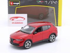 Alfa Romeo Tonale SUV Année de construction 2022 rouge 1:24 Bburago