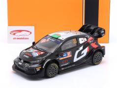 Toyota GR Yaris Rally1 Hybrid #33 2ème Rallye Suède 2024 Evans, Martin 1:18 Ixo