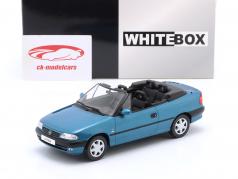 Opel Astra F Cabriolet year 1994 turquoise metallic 1:24 WhiteBox
