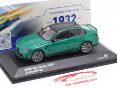 BMW M3 Sedan (G80) Competition 建造年份 2023 Isle of Man 绿色的 1:43 Solido