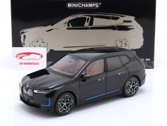 BMW iX (i20) 建造年份 2022 黑色的 金属的 1:18 Minichamps