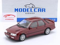 Ford Sierra RS Cosworth 4x4 Baujahr 1990 dunkelrot metallic 1:18 ModelCar Group