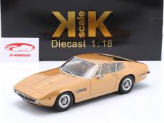 Maserati Ghibli Coupe Ano de construção 1969 ouro metálico 1:18 KK-Scale