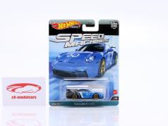 Porsche 911 GT3 #60 blue, black 1:64 HotWheels