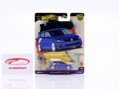 Volkswagen VW Golf MK7 blauw 1:64 HotWheels