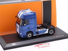 Mercedes-Benz Actros MP4 SZM blu metallico 1:43 Ixo