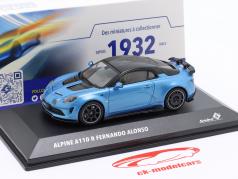 Alpine A110 R Fernando Alonso Edition 2024 blau metallic 1:43 Solido