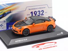 Alpine A110 R Année de construction 2023 orange feu 1:43 Solido