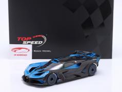 Bugatti Bolide Presentazione Auto 2020 blu / nero 1:18 TrueScale /2a scelta