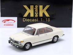 BMW 1802 Serie 1 Facelift 1971 hvid 1:18 KK-Scale