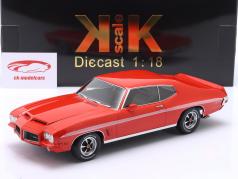 Pontiac LeMans GTO byggeår 1972 lys rød 1:18 KK-Scale