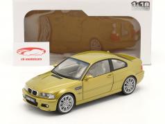 BMW M3 (E46) année de construction 2000 Phénix jaune 1:18 Solido