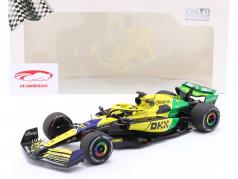 Oscar Piastri McLaren MCL38 #81 2 Monaco GP formel 1 2024 1:18 Solido