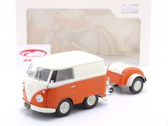 Volkswagen VW Kool Kombi 2023 blanco / naranja 1:18 Solido