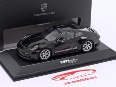Porsche 911 (992) S/T ano de construção 2023 preto 1:43 Spark
