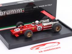 Chris Amon Ferrari 312 F1 #15 Espagne GP formule 1 1969 avec figure du conducteur 1:43 Brumm