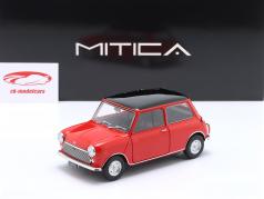 Mini Cooper MK2 bouwjaar 1968 rood, zwart 1:18 Mitica