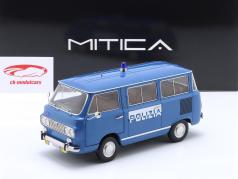 Fiat 850 Familiare Polizia Baujahr 1970 hellblau 1:18 Mitica