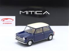 Mini Cooper MK2 anno di costruzione 1968 blu, beige 1:18 Mitica